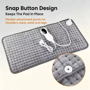 Adjustable Thermostat Heat Mat Timing Auto Off Soft Electric Warm Blanket for Body Relax