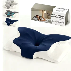 Adjustable cervical contour neck support sleep bed ergonomic pillow ergonomic memory foam pillow