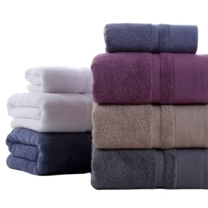 Adult Thick Cotton Bathroom Towel Long staple Cotton Soft Absorbent Hotel Custom Bath Towels