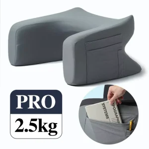 Adults Memory Foam Bed Rest Reading Pillow Wedge Reading Pillow extra Large Arms for Gaming