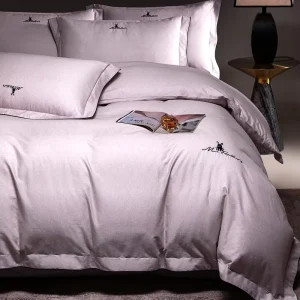 Advanced Jacquard Embroidery Digital Print Comforter Duvet Cover Set for Hotels Weddings Home Use Enhances Naked Sleeping Level