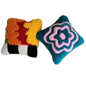 Aesthetic Preppy Home Decor Cushion Covers Fun Handmade Needlepoint Decorative Throw Pillows