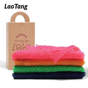 African Bath Sponge African Net Long Net Bath Sponge Skin Smoother Exfoliating Shower Body Scrubber Back Scrubber