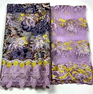African Guipure Cord Lace Batik Fabric Latest Embroidery 5 Yards Piece Craft Bags Curtains Covers