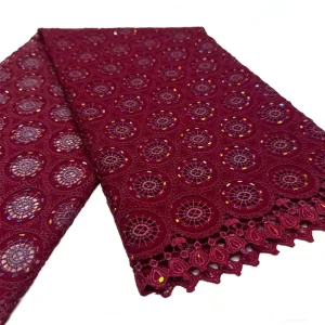 African Lace Fabric swiss Voile Lace High Quality Austria Crystal Lace Fabric