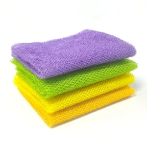 African Net Custom Exfoliating Back Bath Sponge Loofah Body Scrubber Belt with Daily Use Shower Washcloth