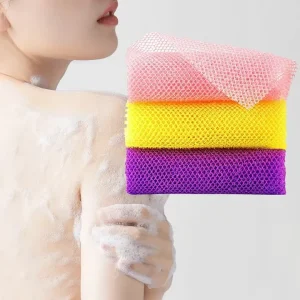 African Net Sponge Exfoliating Long Bath Sponge Washcloth Shower African Body Scrubber Net for Skin Smoother Daily Use