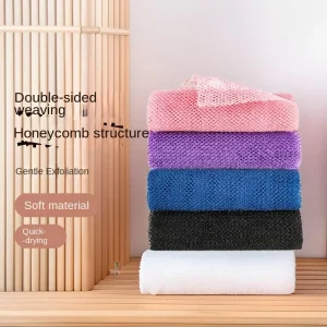 African Nylon Net Sponge Fashionable Exfoliating Body Bath Glove Washcloth Shower Loofah