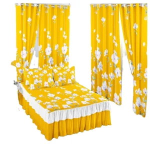 African Style Custom Multi King 9PCS Polyester Sleep Aid Curtain Bedding Set