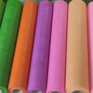 Aging Resistant GRS RPET Spun bonded Non Woven Fabric for Shopping Bags Recycled Material PET Fabric