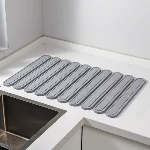 Ai’Long Dia 1 High Quality Hard Diatomaceous Earth Water Absorbent Anti Slip Bath Mats American Design Machine Woven Washroom