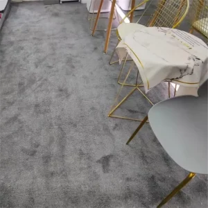 Airport Duty Free Shop Cut Pile Carpet Wear Resistant Wall to Wall Flooring High Traffic Saxony Broadloom