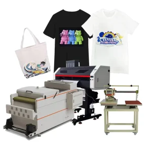 All In One DTF Printer I3200*5 Inkjet Semi Automatic 60cm Printing Width PET Film Industrial Batch Thermal Transfer