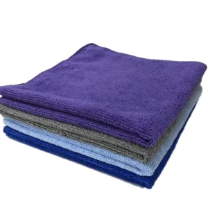 All Purpose 16x16inch 300 GSM Blue Super Absorbent Buffing Polishing Auto Detailing Microfiber Cleaning Towels
