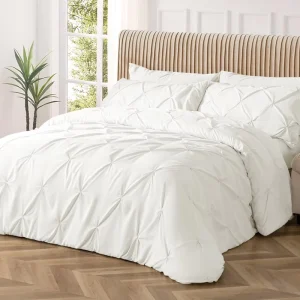 All Season 7 Piece Modern Bed Bag Comforter Set Includes Comforter Flat Sheet Fitted Sheet Pillowcases Woven Polyester