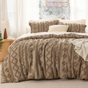 All Season Customized Eco Friendly Polyester Tufted Comforter Set King Queen Full Size