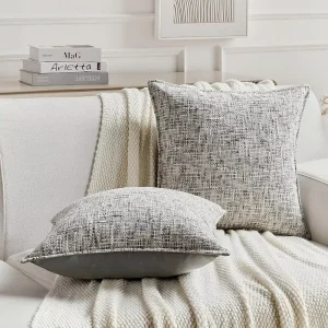 All-Season Exquisite Piping Details High-Density Polyester Pillow Cases