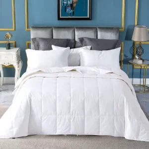 All Season Korean Style Comforter Feather Down Duvets Home Bed Quilt Ultralight Comforter