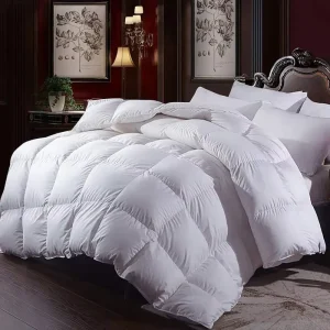 All Season Modern Lightweight Luxury Quilted Fluffy Duvet Comforter Hypoallergenic Egyptian Cotton Blend Polyester Filling