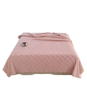 All Season Printed Polyester Comforters and Fluffy Knit Modern Blankets Soft Bedding Throws for Comfort and Decorative Use