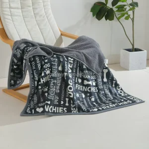 All Season Sherpa Bedding 100% Polyester Flannel Modern Quilted Raschel Blanket Home Decor Plaid Blue Throw Blanket
