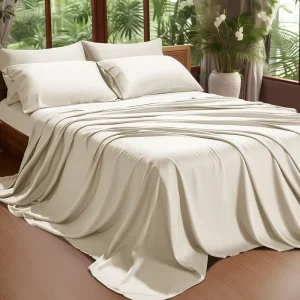 All Season Soft Breathable Cooling Custom Lyocell Tencel Bedding Set for Luxury Home Bedroom
