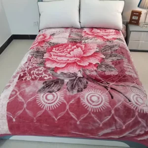All-Seasons Home Comfort Plush Blankets Soft and Warm Printed Knitted Soft Throws Blanket 8 kg for Winter King Size