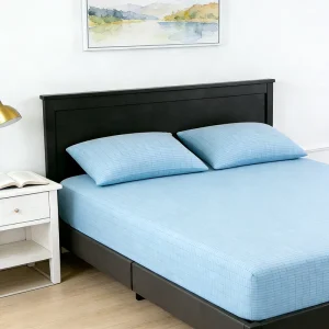 All Size 10% Silver Fiber 90% Organic Cotton Anti Static Earth Energy Grounding Fitted Sheet Home Bedding Cover