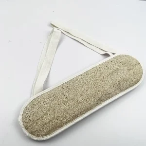 All natural Egyptian Loofah Bath Towel with Back Stretch Strip Personal Care Natural Loofah Sponge Exfoliating Bath Towel