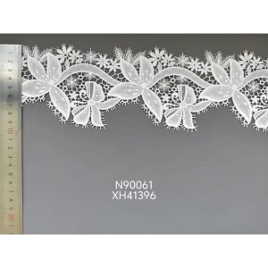 All-scene Use Knitted 100% Polyester Sheer Embroidery Textile Narrow Stripe Pattern Custom Weight for Girls Dancewear