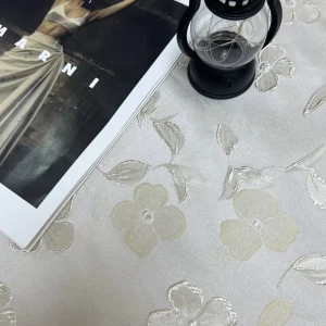 Allochroic High end Relief Sculpture Fabric Custom Jacquard Evening Dress 100% Polyester