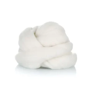 Alpaca Wool Top Natural White Color 25.5mic 100% Wool for Spinning Yarn