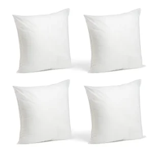 Alternative Square Pillow Insert Cotton Blend Fabric Cover Decorative Throw Pillow Sofa Cushion and Bed Pillow Inserts 18×18