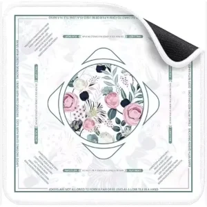 American Mahjong Table Mat Anti Slip Rubber Game Mat Custom Logo Design