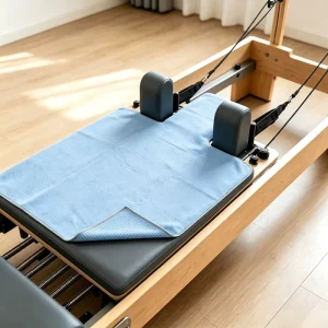 American Printed Thin Non Slip Portable Pilates Reformer Fitness Exercise Yoga Mat Square Home Use Silicone Backing