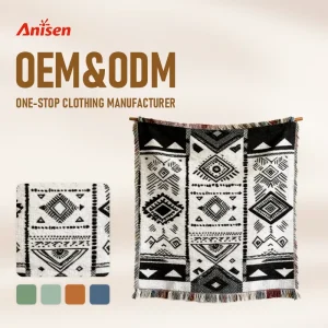 American Style Bohemian Ethnic Multi Purpose Outdoor Camping Picnic Mat Sofa Tapestry Cover Blanket