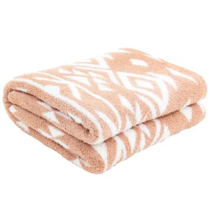 American Style Knitted Throw Blanket Skin-Friendly Super Soft Baby Polyester Throw Blanket