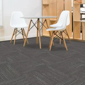 American Style PVC Backing Polypropylene Flat Tufted Carpet Modern Soft Carpet Tiles
