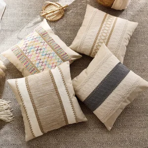 American Style Striped Sofa Cushion Washable Living Room Decorative Car Seat Pillow Outdoor Cushions