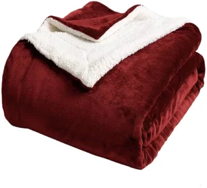 American Style Winter Solid Thick Nonwoven Polar Fleece Raschel Blanket Eco friendly Anti Pilling