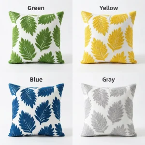 Amity Manufacturer Polyester Embroidered Throw Pillow Covers Living Room Sofa Decorations Luxury Cushion Covers