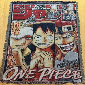 Anime Blanket Cotton and Polyester Jacquard Sofa Blanket Custom Design Woven Tapestry