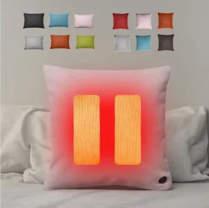 Anjuny USB Operated Power Bank Heated Pillow Outdoor Warm Back Cushion with USB Heating Pad Function Pillows and Positioners