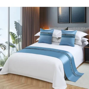Anti Dust Mite Hotel Flat Fitted Cotton Sheet Bedding Set Cotton 400TC Hotel Bedding Set