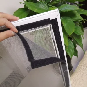 Anti Insect Removable Window Screen Self Adhesive Magic Strap DIY Customized 0.3-2m Plain Weave Mosquito Net Home