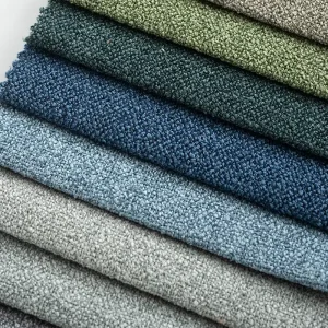 Anti Pill Linen Imitation Cotton Linen Sofa Fabric Printed Knitted Techniques Cushion Cover Cloth Decorative Pillow