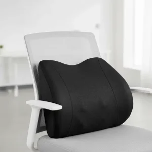 Anti-Pilling Multi-Function Ergonomic Shape Folded Removable Slow Rebound Memory Foam Lumbar Support Pillow
