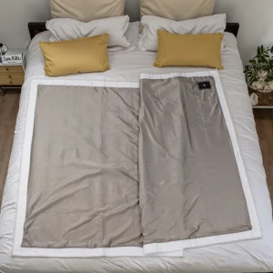 Anti Radiation Earthing Bed Blanket 100% Silver Fiber Knitted for Comfortable Home Use