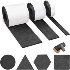 Anti Scratch Hardwood Floor Protectors 10 Pack Cut to Size Chair Leg Caps Felt Furniture Pads
