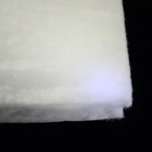 Anti Shifting Flame Resistance Thermal Bonded Vertical Polyester Wadding Non Woven Quilted Fabric Roll